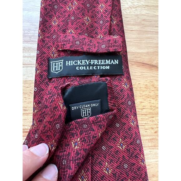 Hickey Freeman 100% Silk Tie - Picture 3 of 5